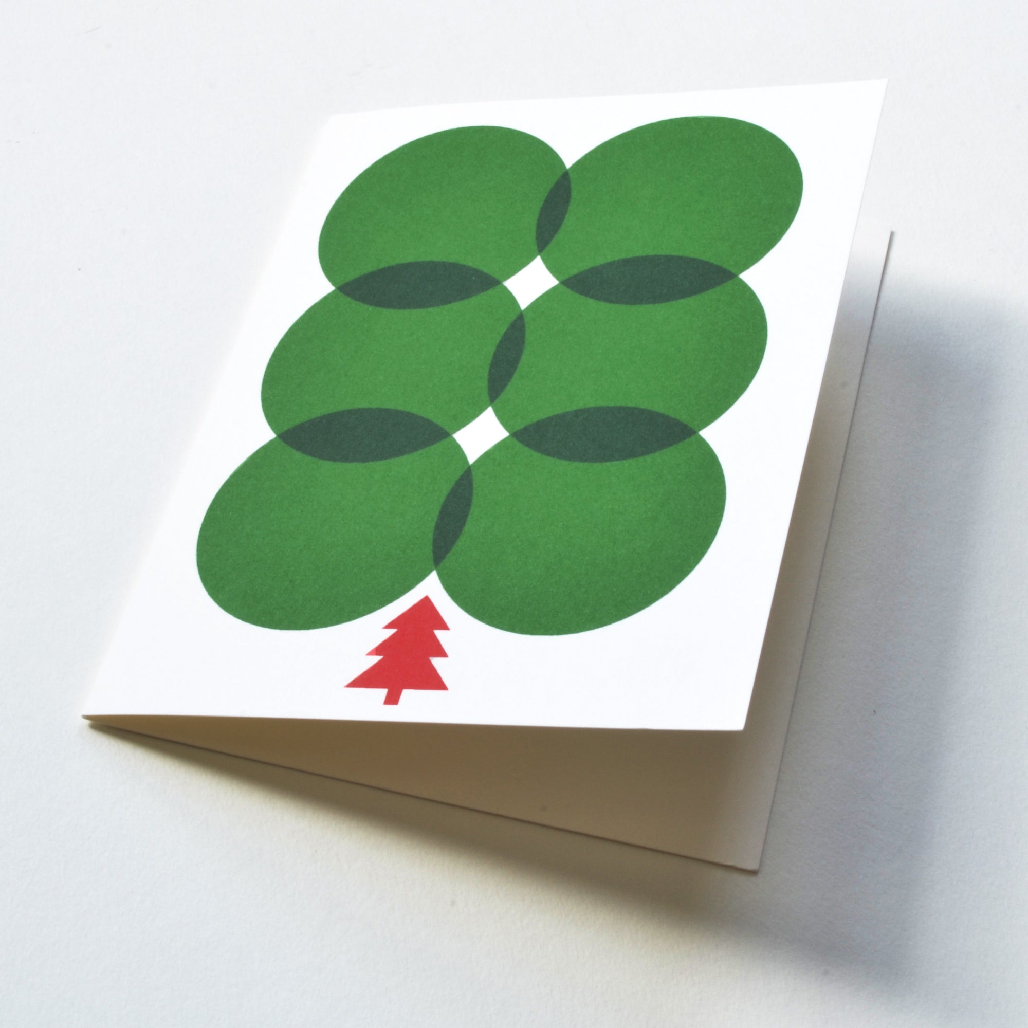 Christmas Holiday Greeting Card Green