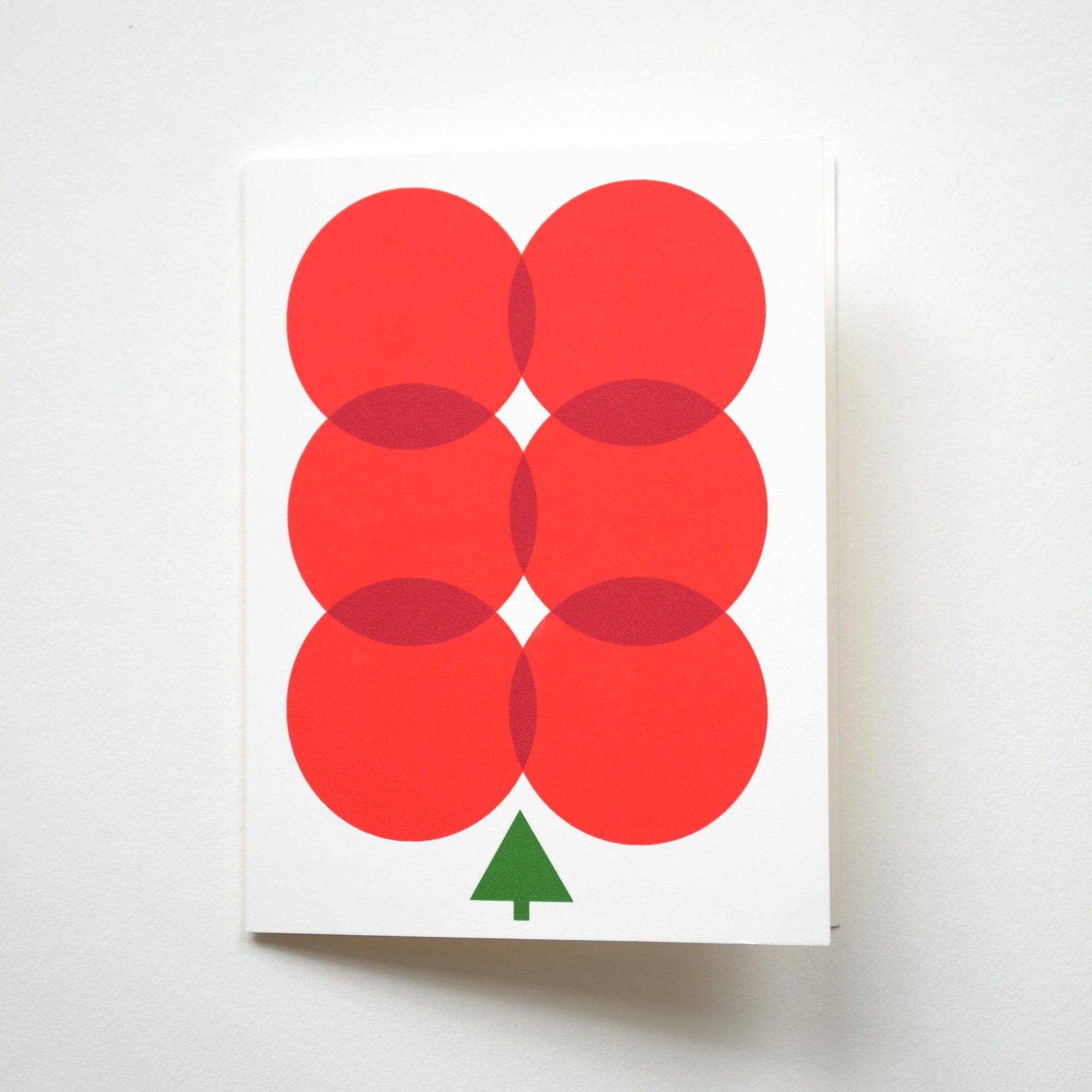 Christmas Holiday Greeting Card Red