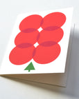 Christmas Holiday Greeting Card Red