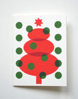 Christmas Holiday Greeting Card Small Dots