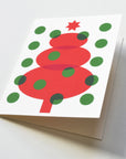 Christmas Holiday Greeting Card Small Dots