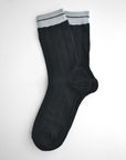 Union mid-crew socks – a charming blend of cuteness and classiness in stylish Blue and timeless Black. Size: Small (US women’s shoe size: 4-8)