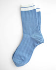Union mid-crew socks – a charming blend of cuteness and classiness in stylish Blue and timeless Black. Size: Small (US women’s shoe size: 4-8)