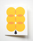 Christmas Holiday Greeting Card Yellow