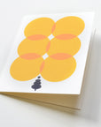 Christmas Holiday Greeting Card Yellow
