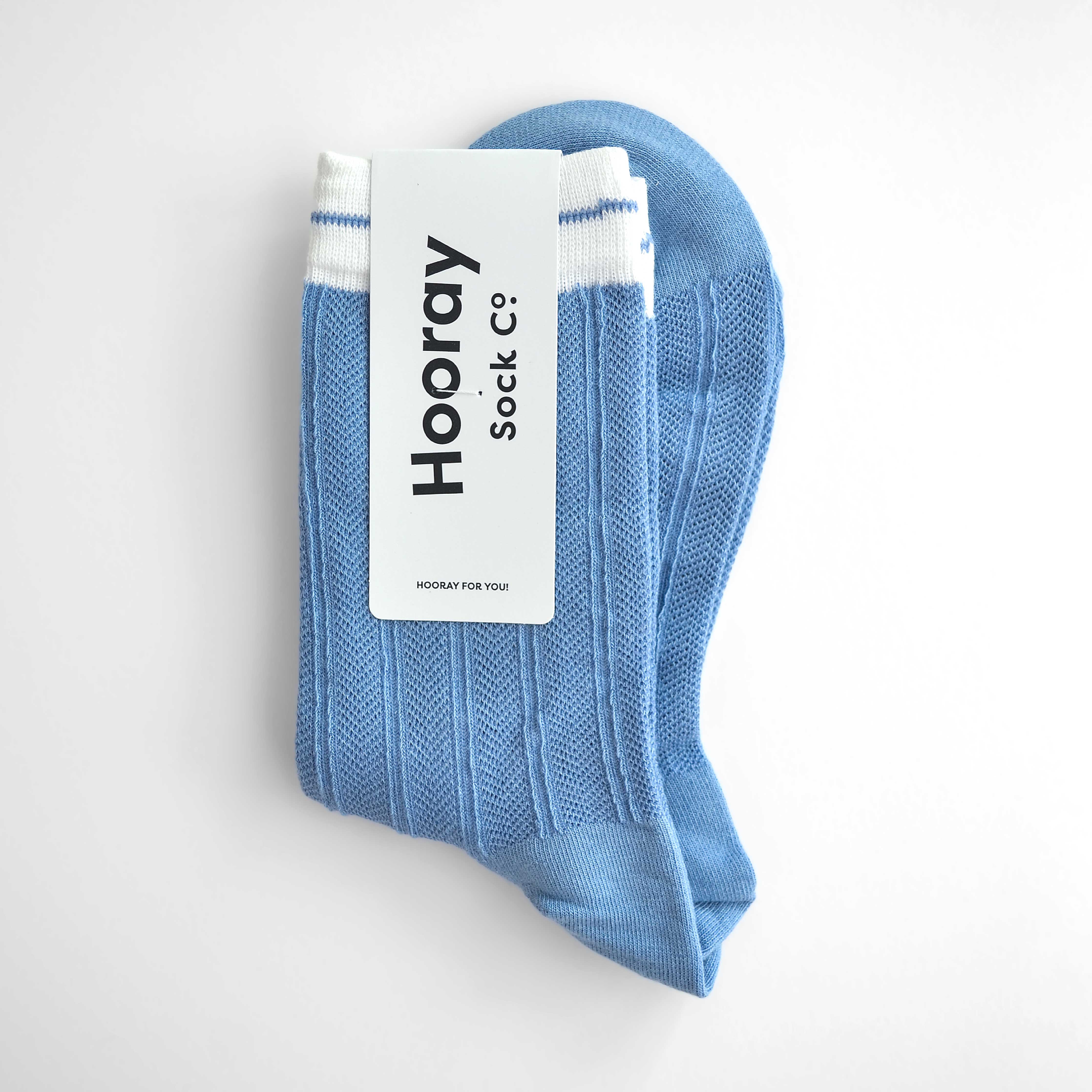 Union mid-crew socks – a charming blend of cuteness and classiness in stylish Blue and timeless Black. Size: Small (US women’s shoe size: 4-8)