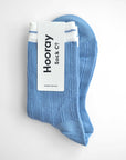 Union mid-crew socks – a charming blend of cuteness and classiness in stylish Blue and timeless Black. Size: Small (US women’s shoe size: 4-8)