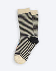 Hooray Kids Cole socks in Midnight black and white stripes