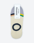 Hooray Sock Co. Marina No Show Socks. Lightweight, minimal, perfect for hot weather. Heel grips for secure fit. Size: Large (US men’s 8-12), Small (US women's 4-10)