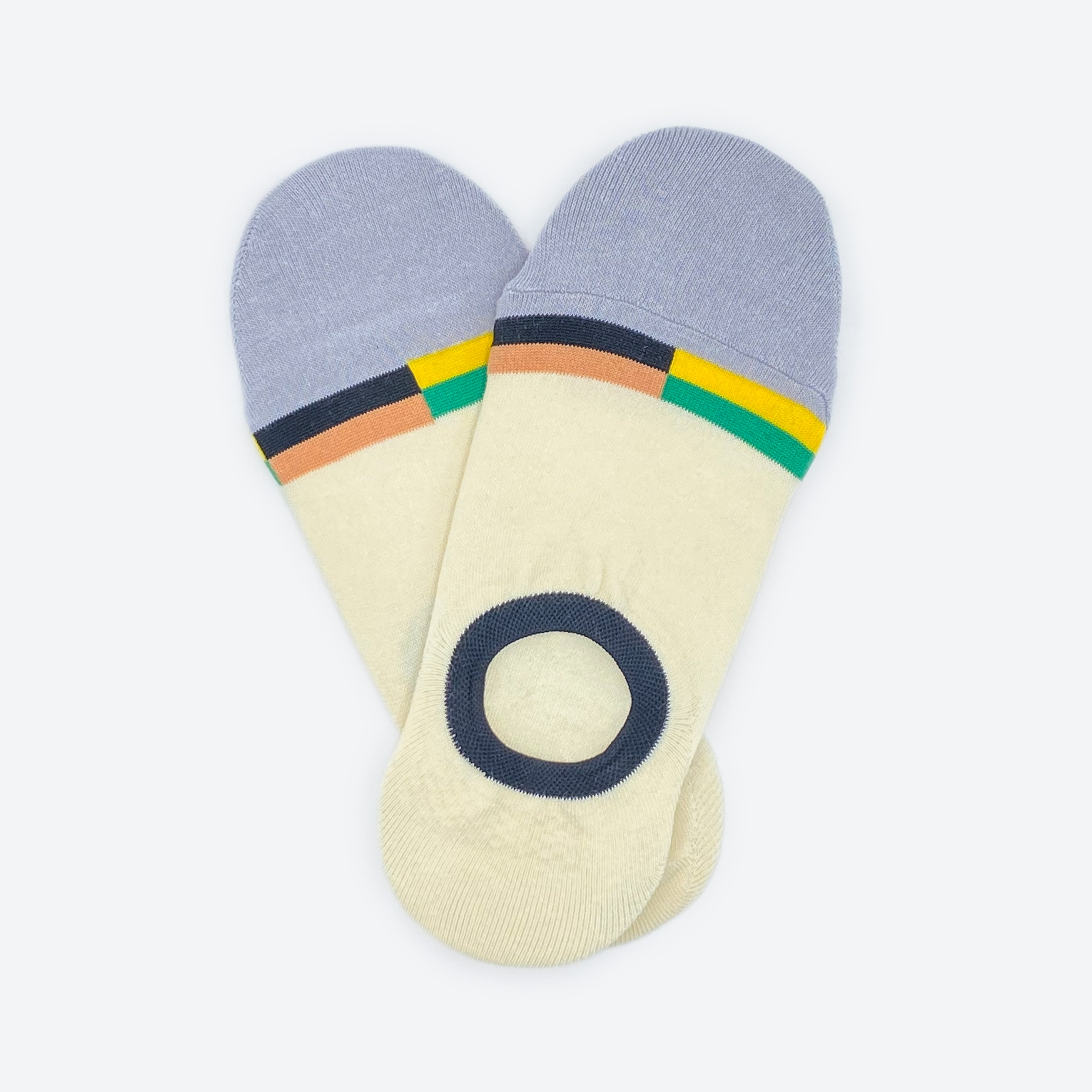 Hooray Sock Co. Marina No Show Socks. Lightweight, minimal, perfect for hot weather. Heel grips for secure fit. Size: Large (US men’s 8-12), Small (US women's 4-10)